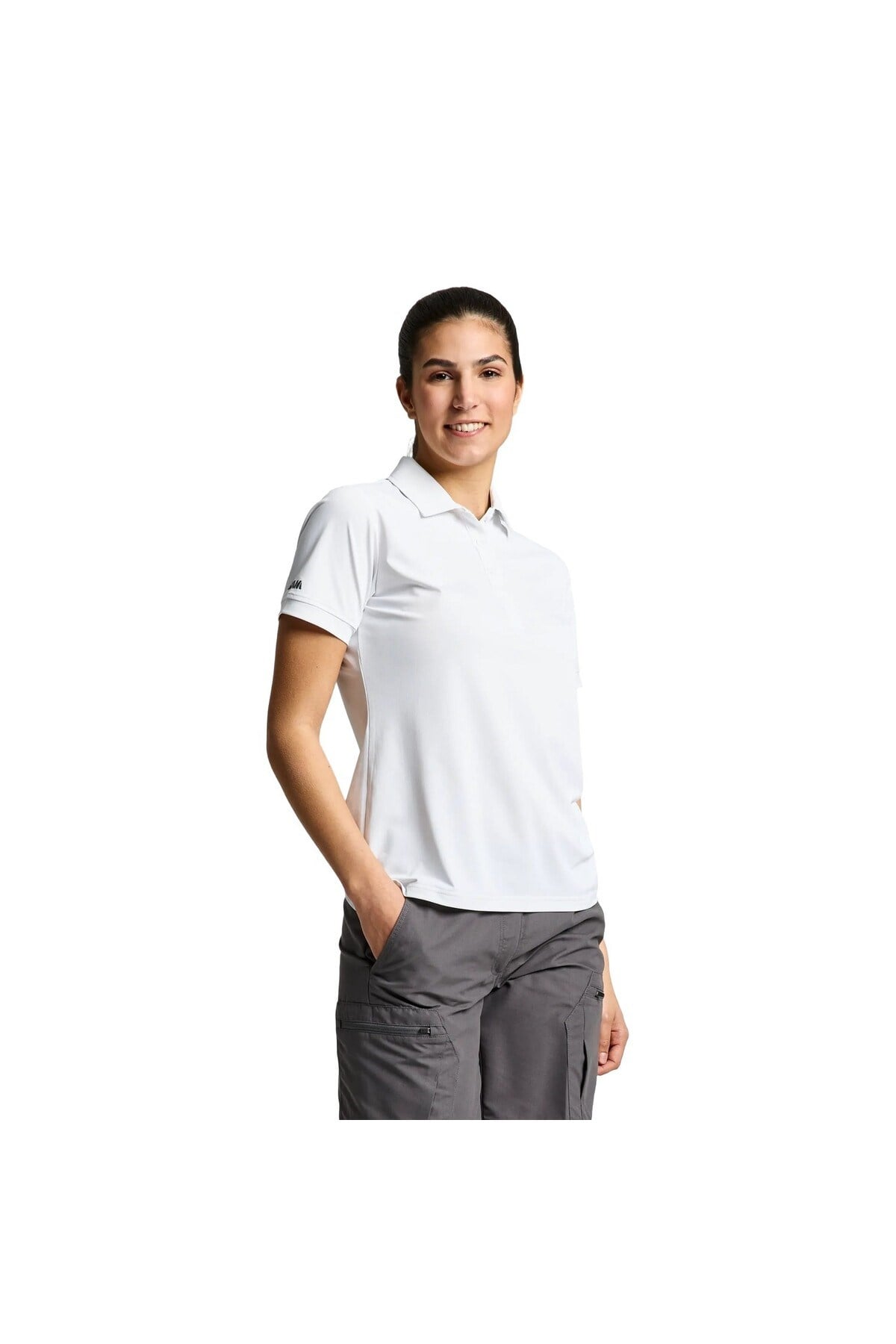 Ws Tech Pique Polo Kadın Beyaz Tişört KADIN T-SHIRT A908003S01