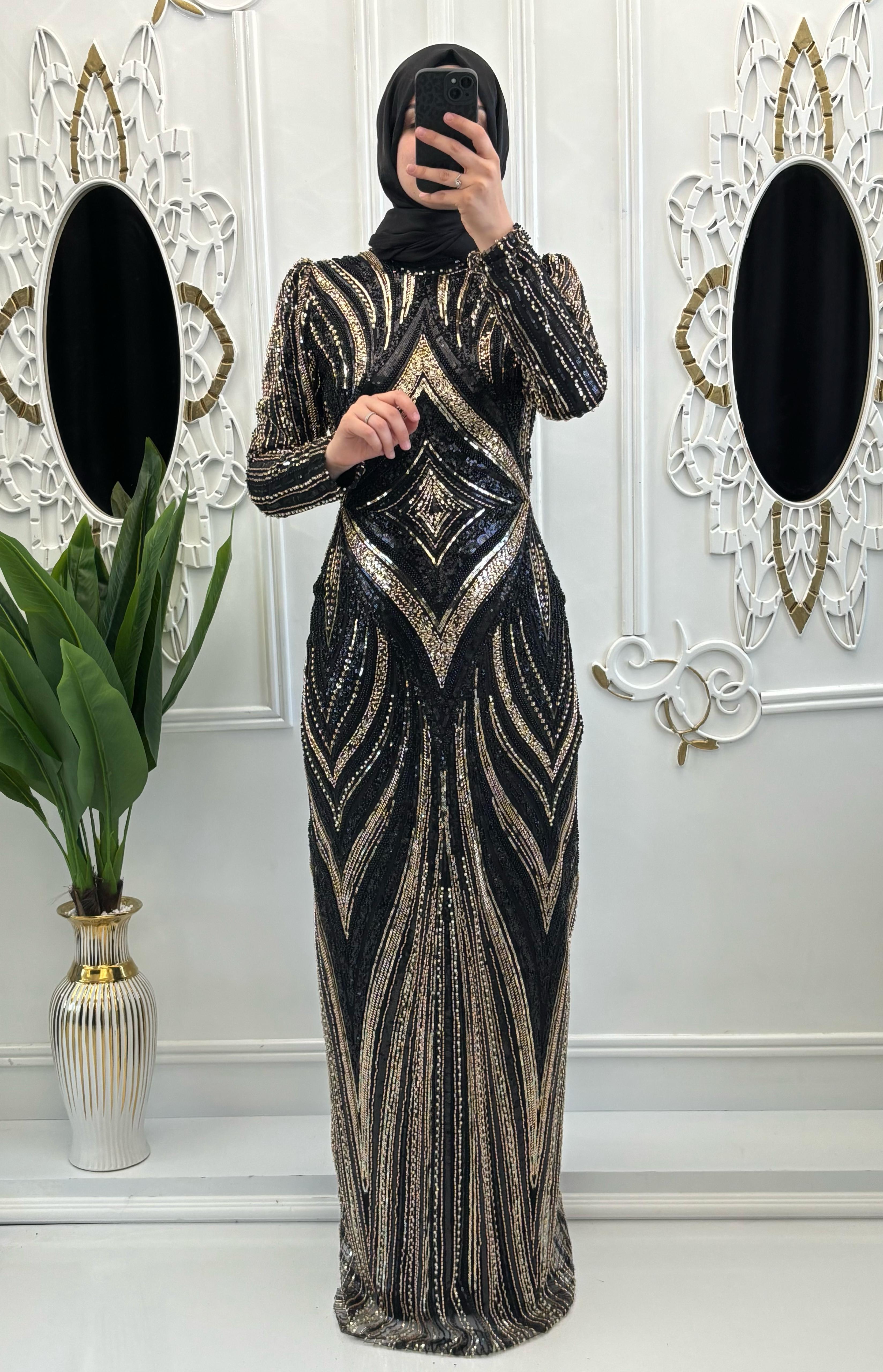 Ayla Abiye Siyah