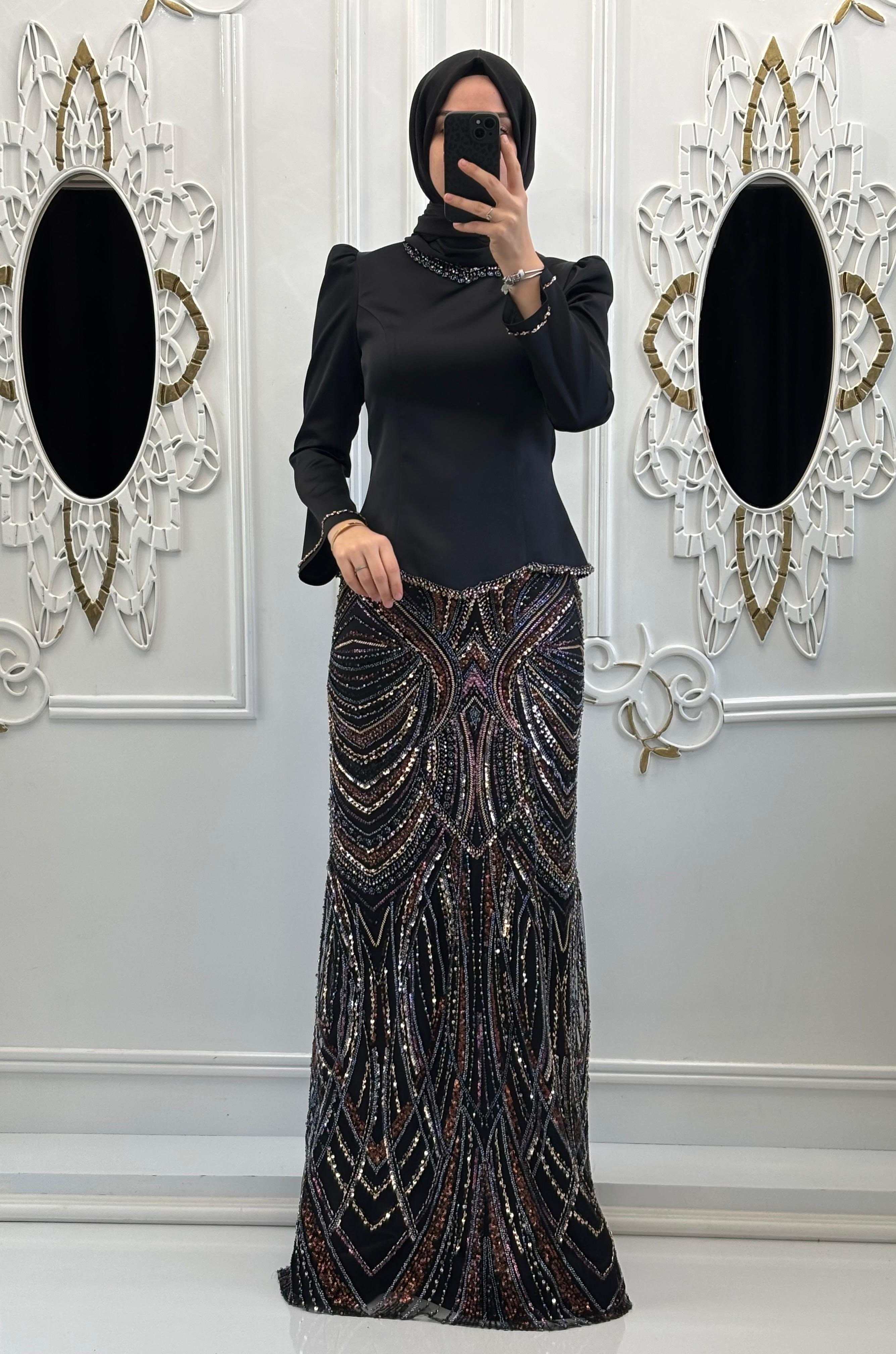 Berceste Abiye Siyah