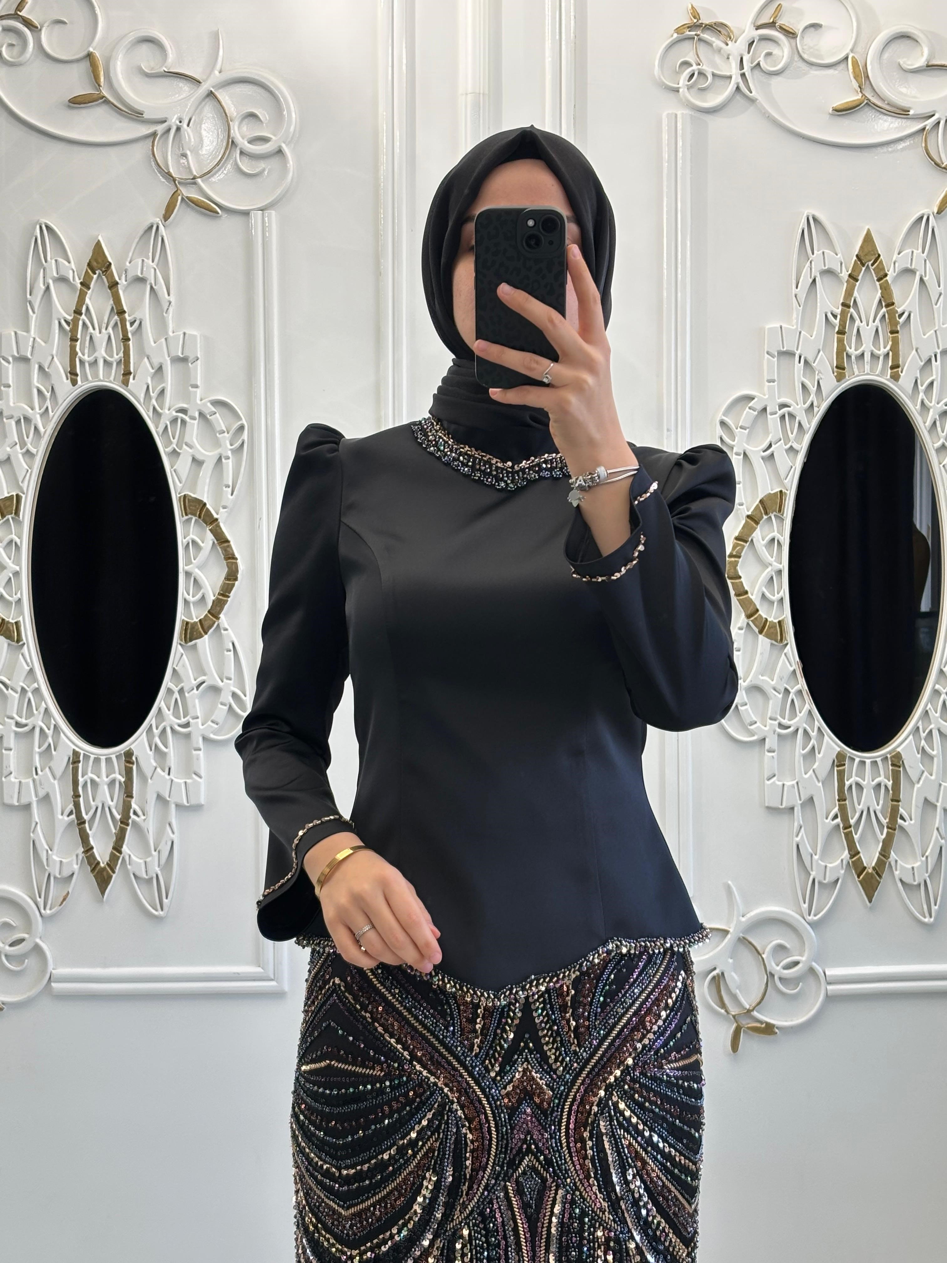 Berceste Abiye Siyah