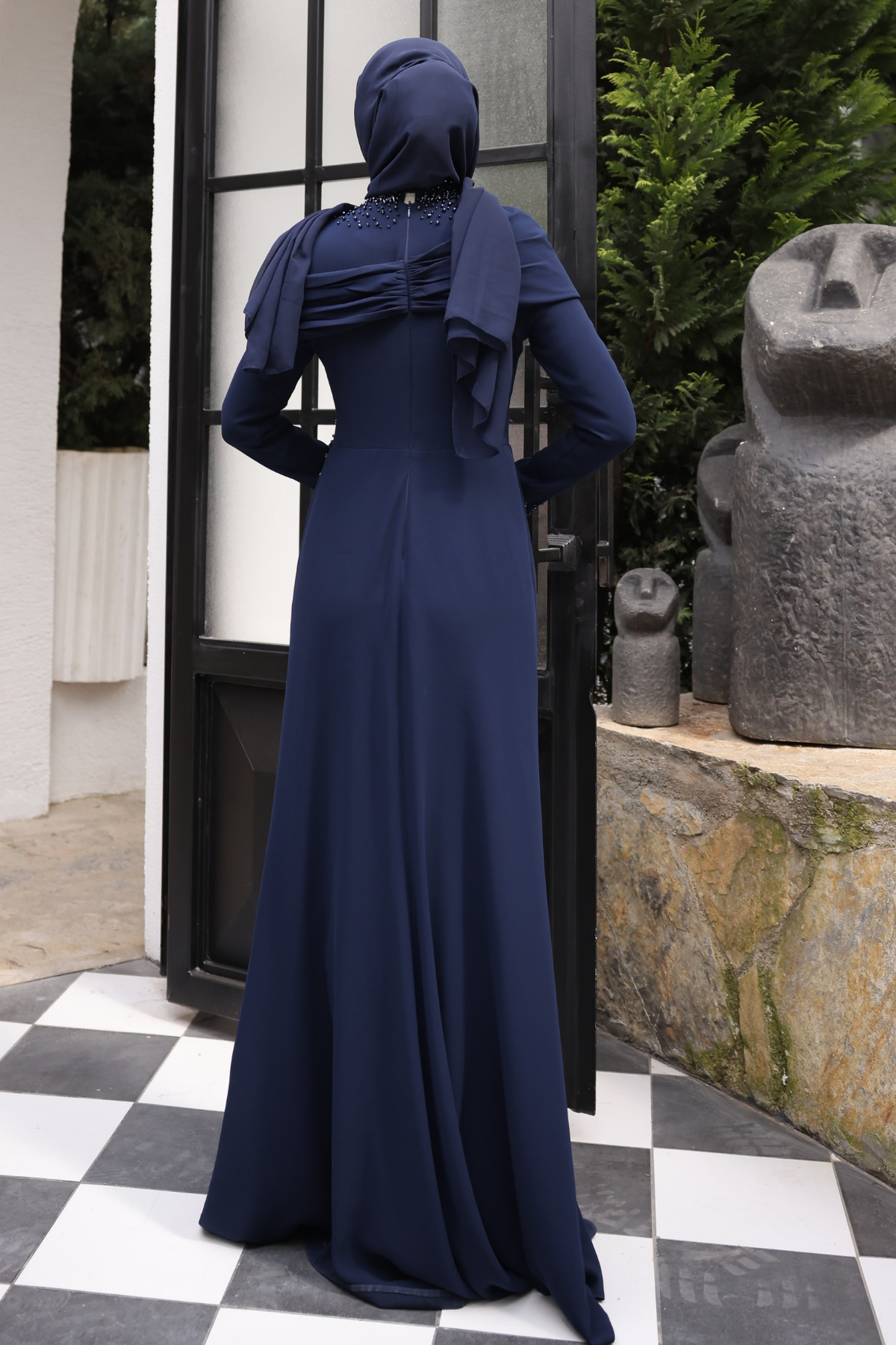 Dicle Abiye Lacivert