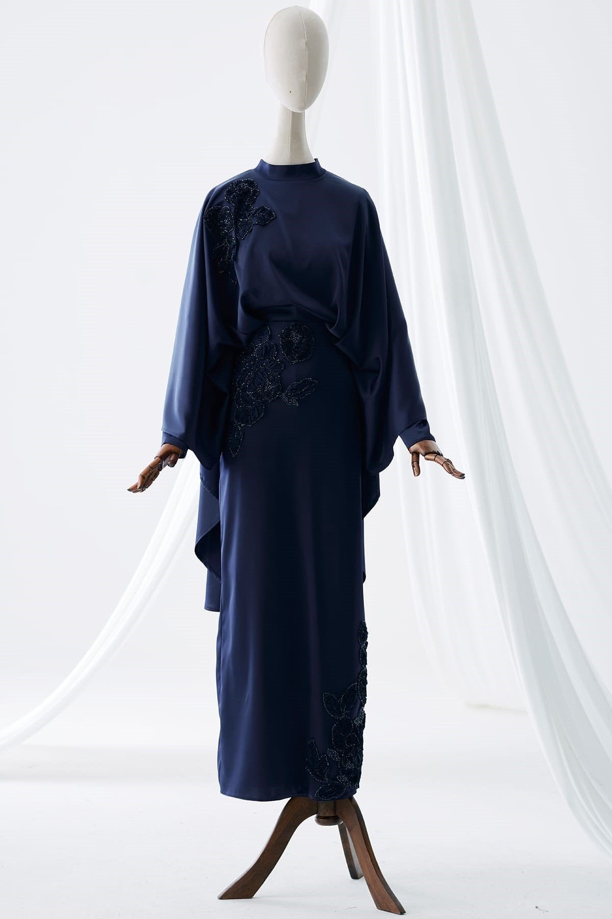 Elegant Abiye Lacvert
