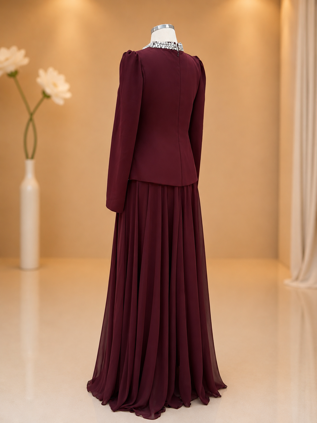 Esme Abiye Bordo