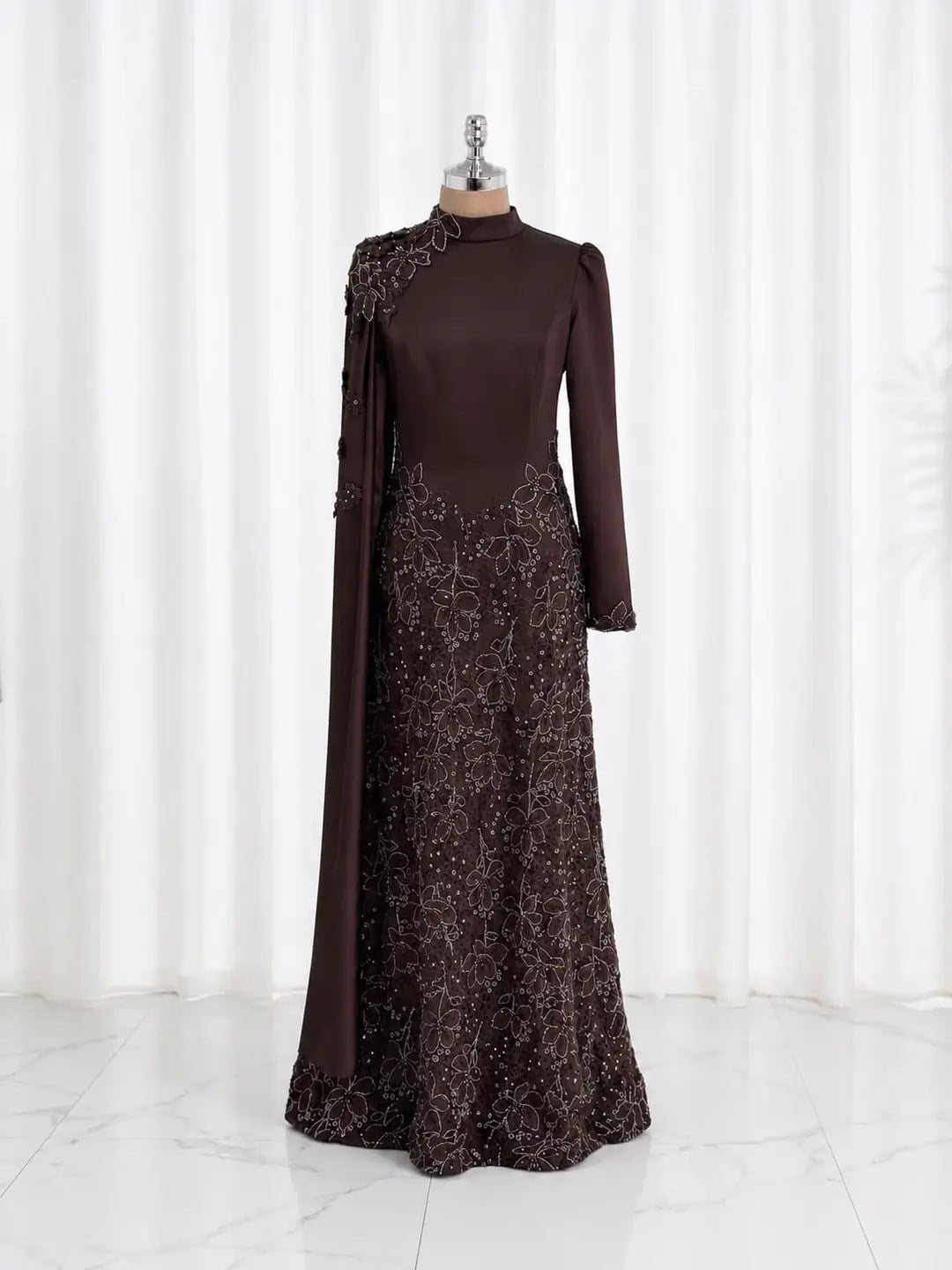 Farah Abiye Kahverengi