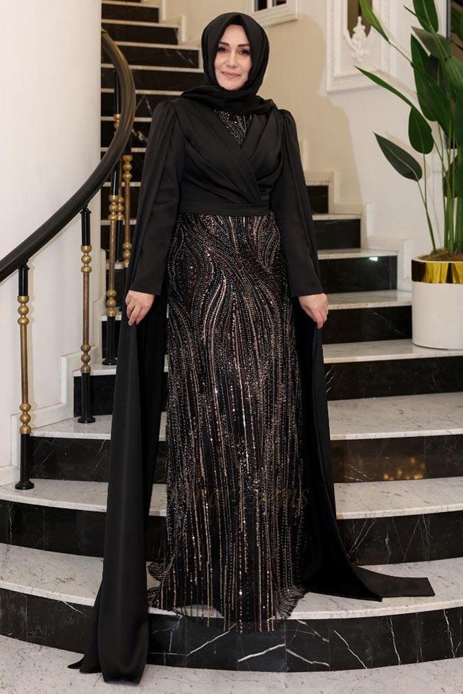 Güzin Abiye Siyah