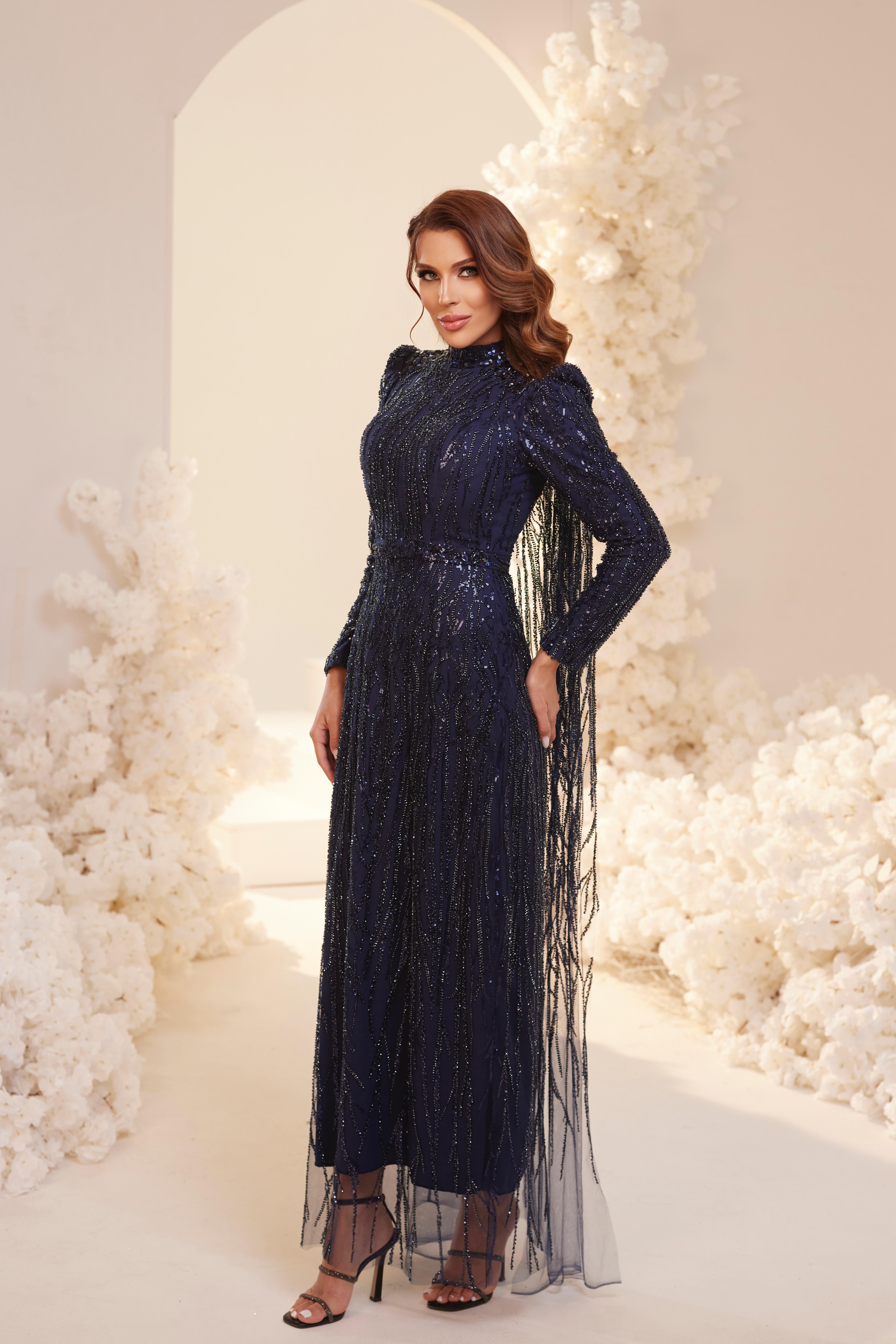 Melya Abiye Lacivert