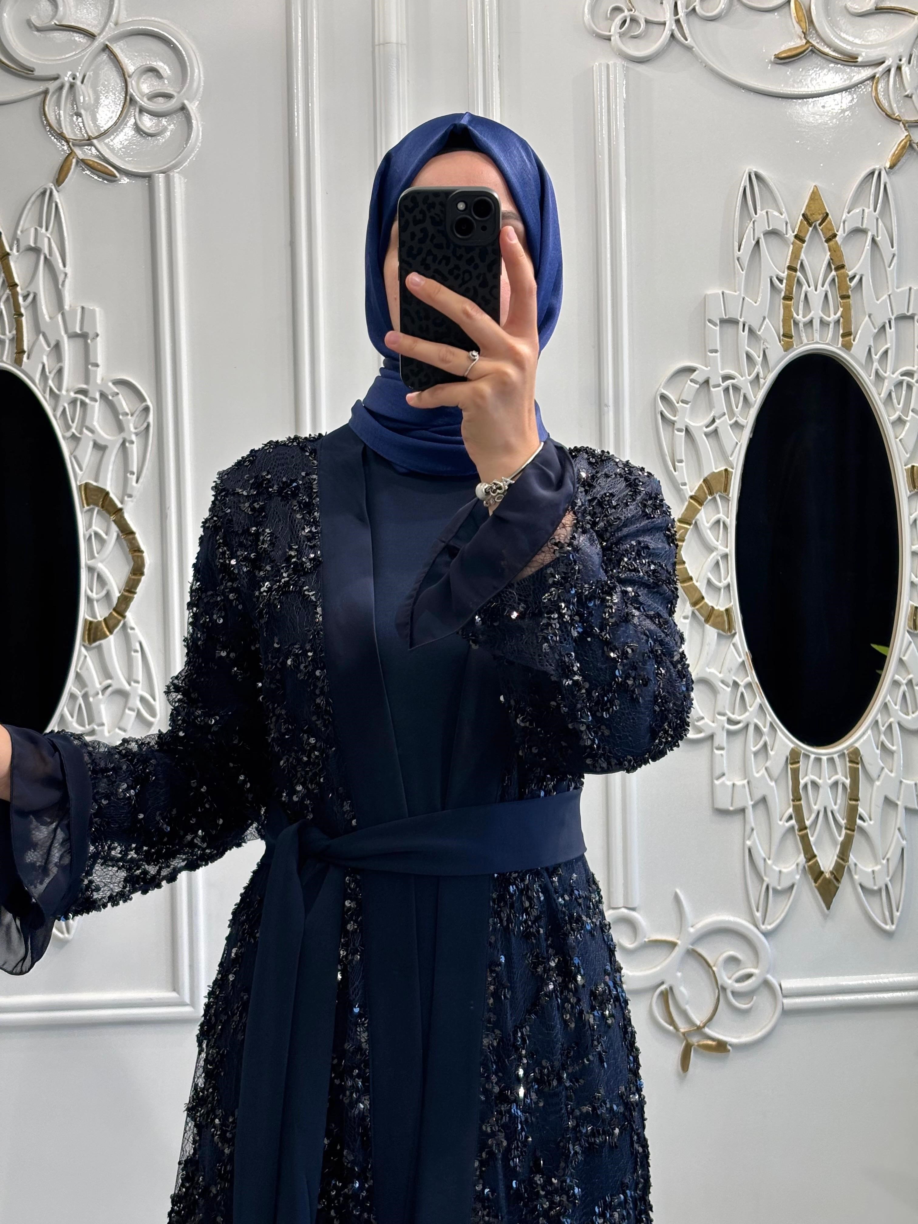 Nova Abaya Lacivert
