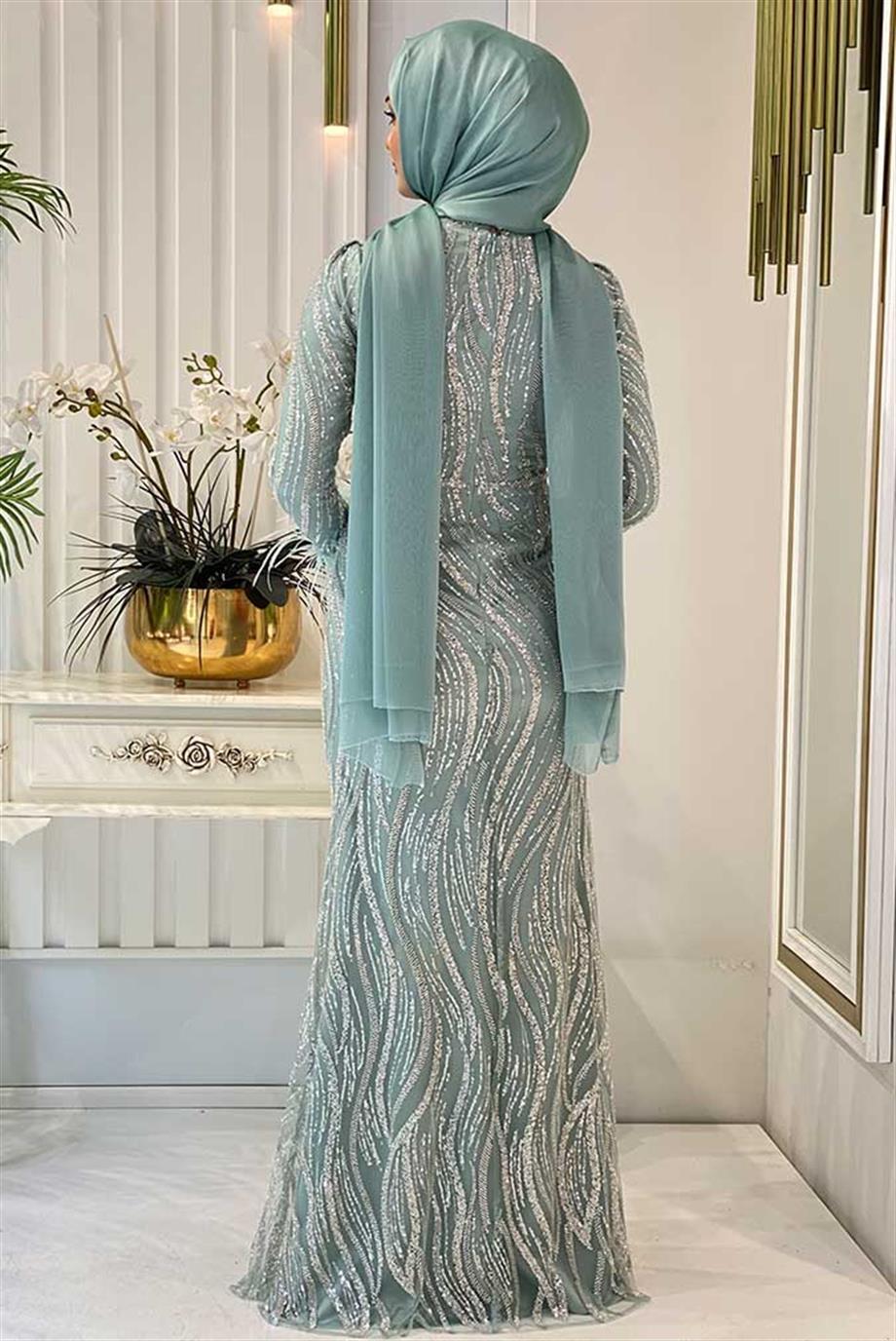 Pınar Şems Ensar Abiye Mint