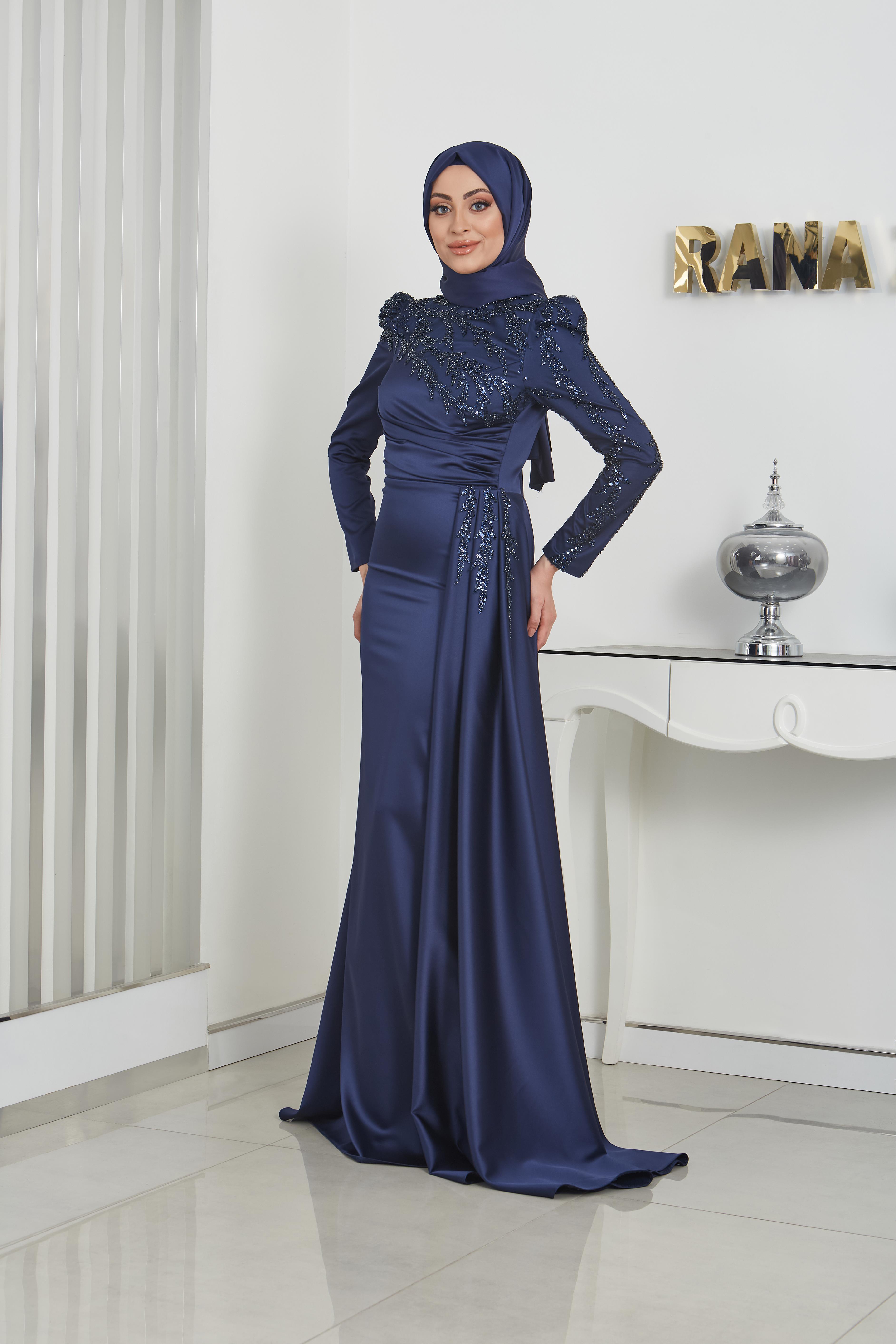 Rosa Abiye Lacivert