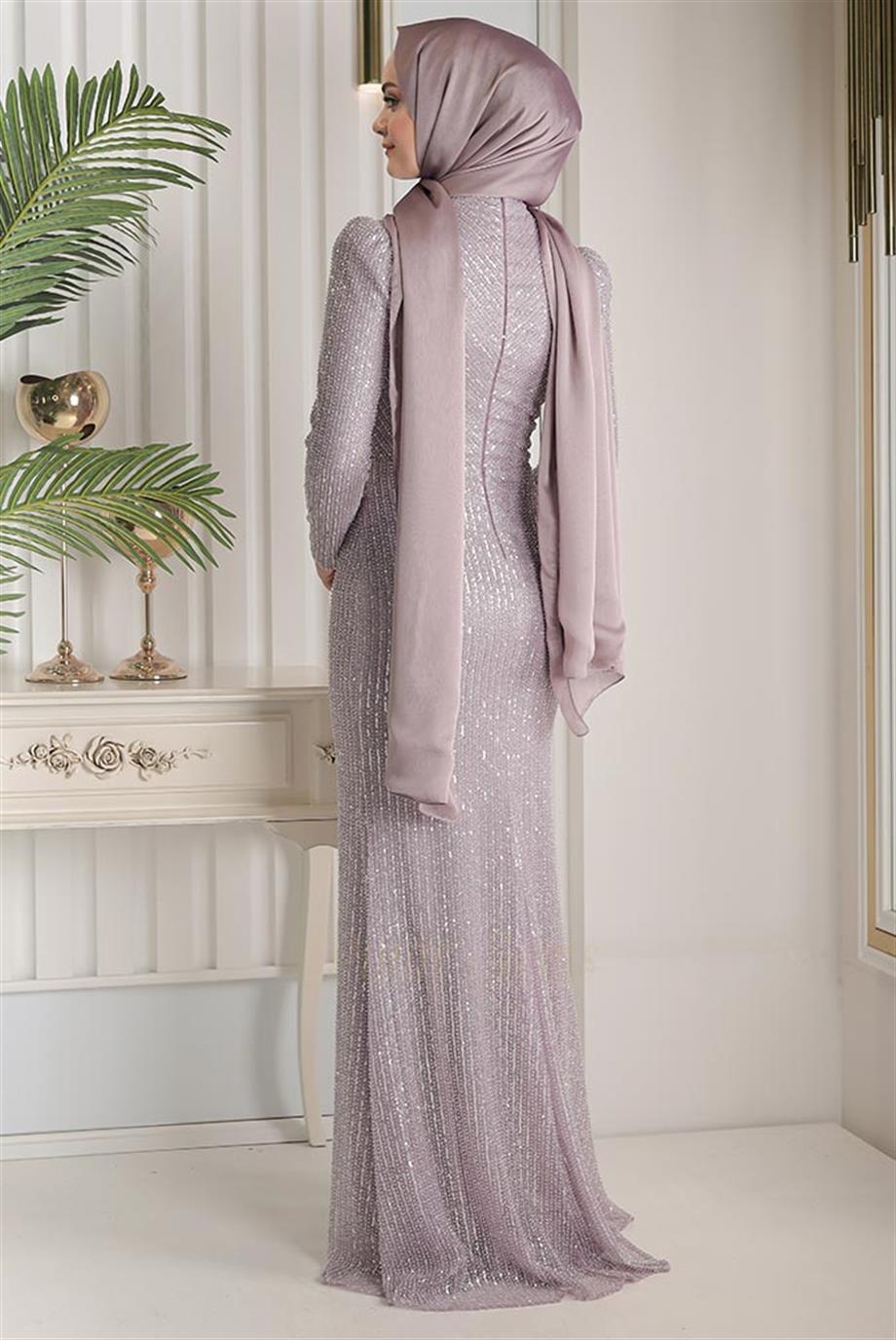 Yeni Efser Abiye Lila