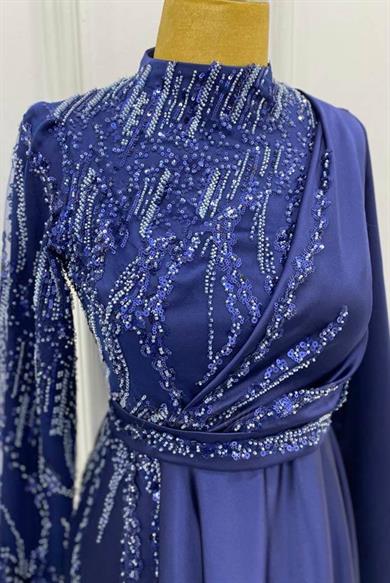 Akgül Abiye Lacivert