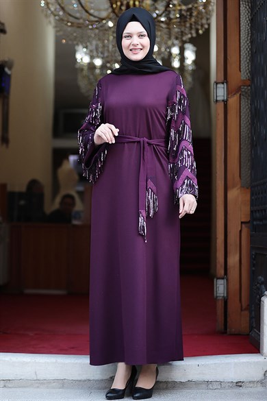Amine Hüma  - Destan Dress Purple