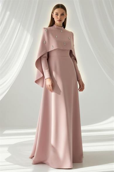 Aria Tesettür Abiye Pudra