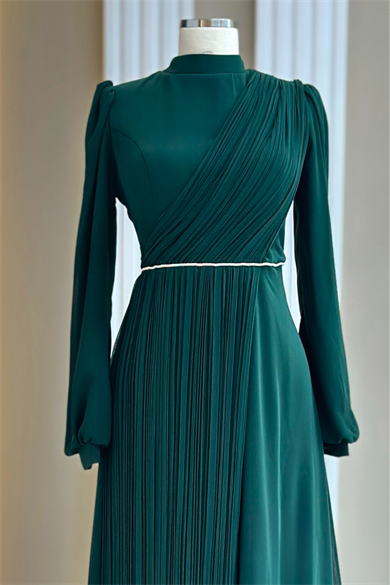 Arin Abiye Elbise Zümrüt