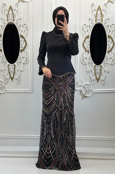 Berceste Abiye Siyah