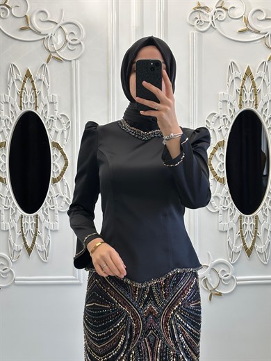 Berceste Abiye Siyah