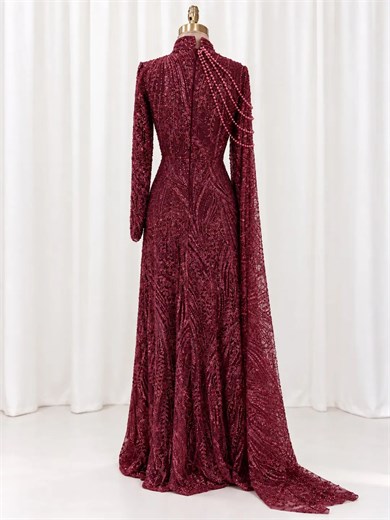 Berf Abiye Bordo