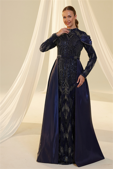 Ceylin Abiye Lacivert