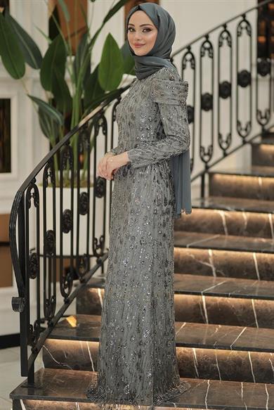 Damla Abiye Antrasit