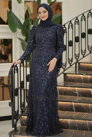 Damla Abiye Lacivert