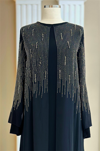 Deren Abiye Elbise Siyah