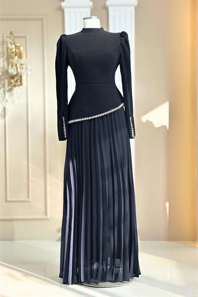 Efsun Abiye Elbise Siyah