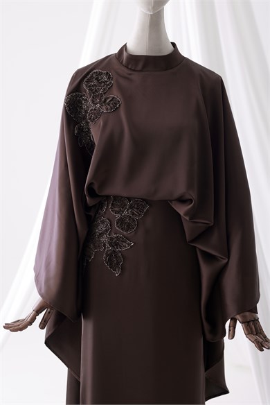 Elegant Abiye Kahverengi