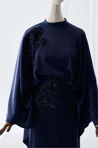 Elegant Abiye Lacvert