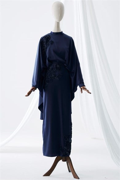 Elegant Abiye Lacvert