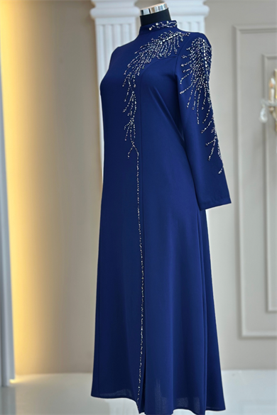 Elisa Abiye Elbise İndigo