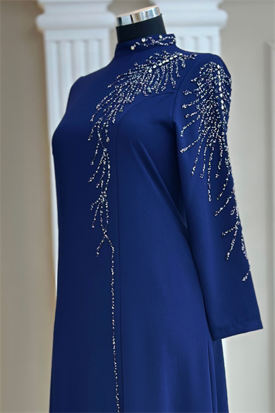 Elisa Abiye Elbise İndigo