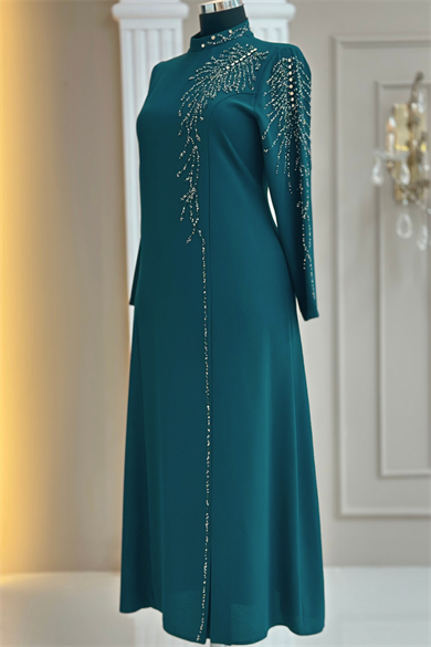 Elisa Abiye Elbise Petrol