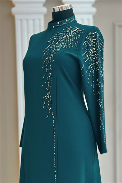 Elisa Abiye Elbise Petrol