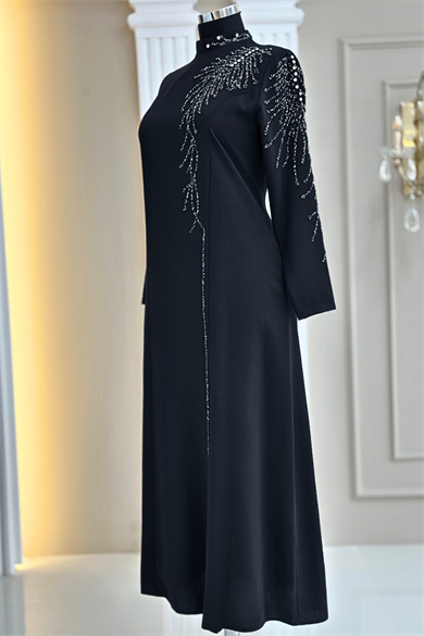 Elisa Abiye Elbise Siyah