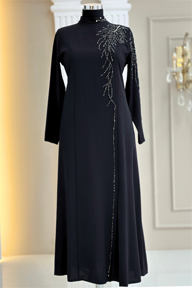 Elisa Abiye Elbise Siyah