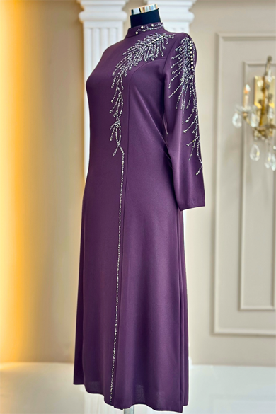 Elisa Abiye Elbise Violet