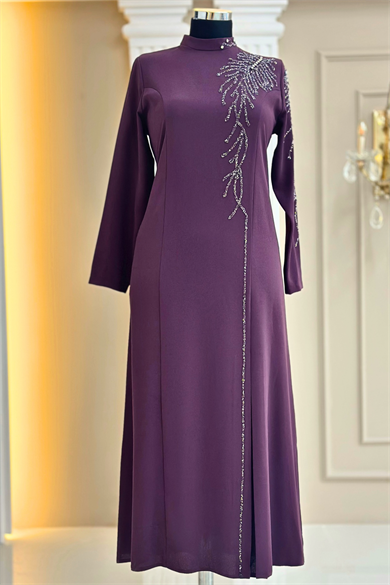 Elisa Abiye Elbise Violet