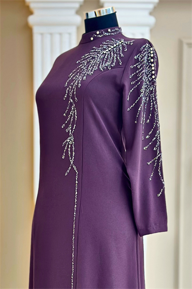 Elisa Abiye Elbise Violet