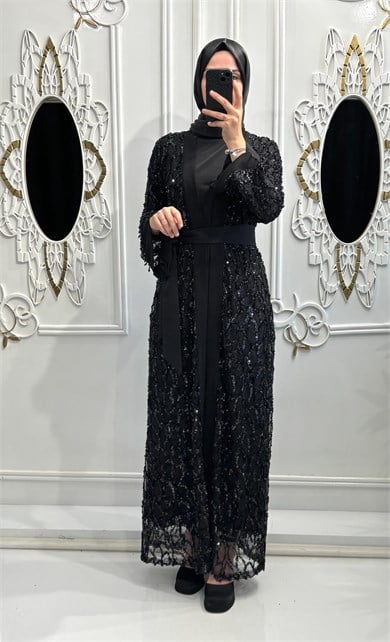 Elora Abaya Siyah