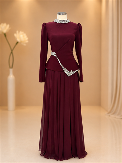 Esme Abiye Bordo