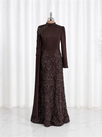 Farah Abiye Kahverengi