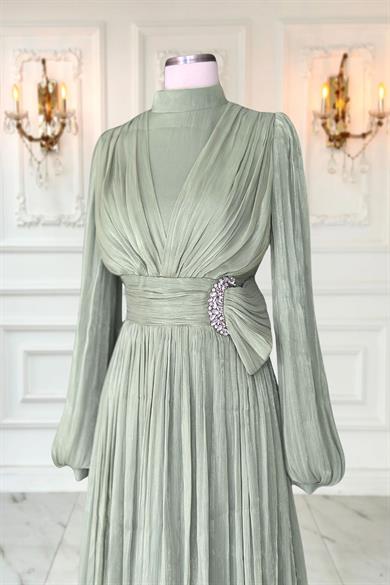 Feray Abiye Elbise Mint