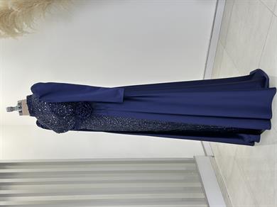 Flowers Abiye Lacivert