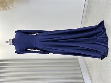 Flowers Abiye Lacivert