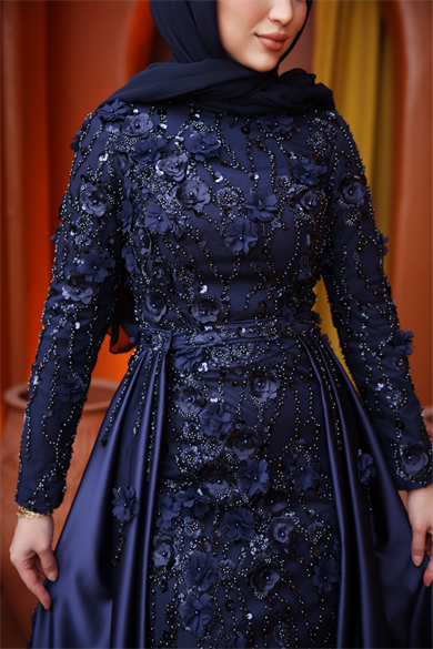 Gülnihal Abiye Lacivert