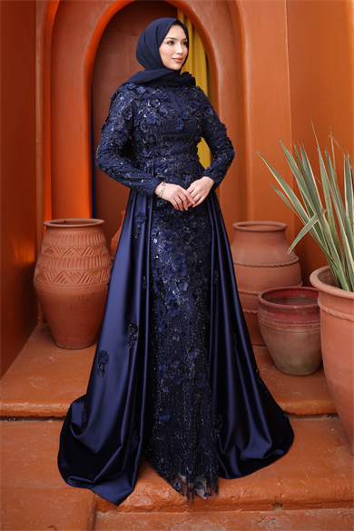 Gülnihal Abiye Lacivert
