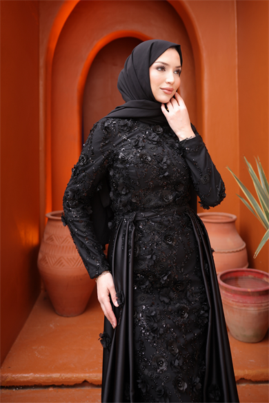 Gülnihal Abiye Siyah