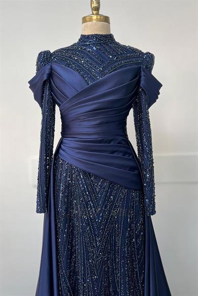 Handan Abiye Lacivert