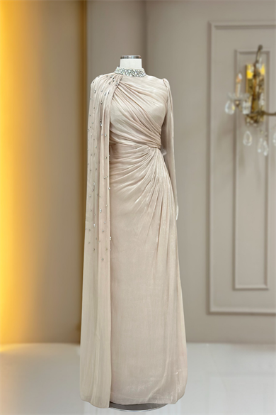 Helen Abiye Elbise Gold