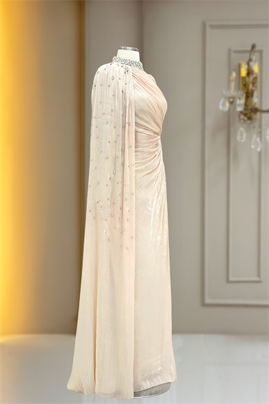 Helen Abiye Elbise Krem